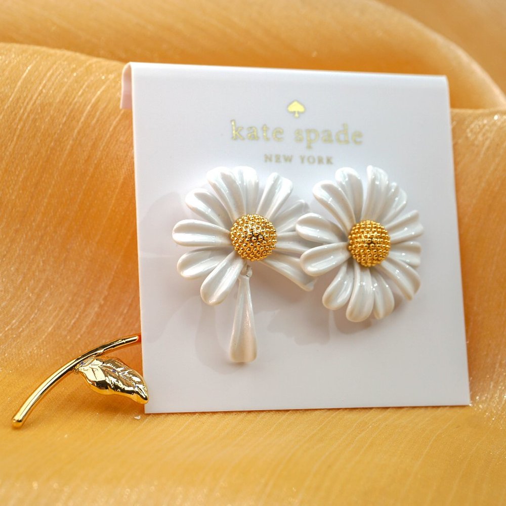 Kate Spade Into The Bloom Statement Earrings (with DUST BAG)